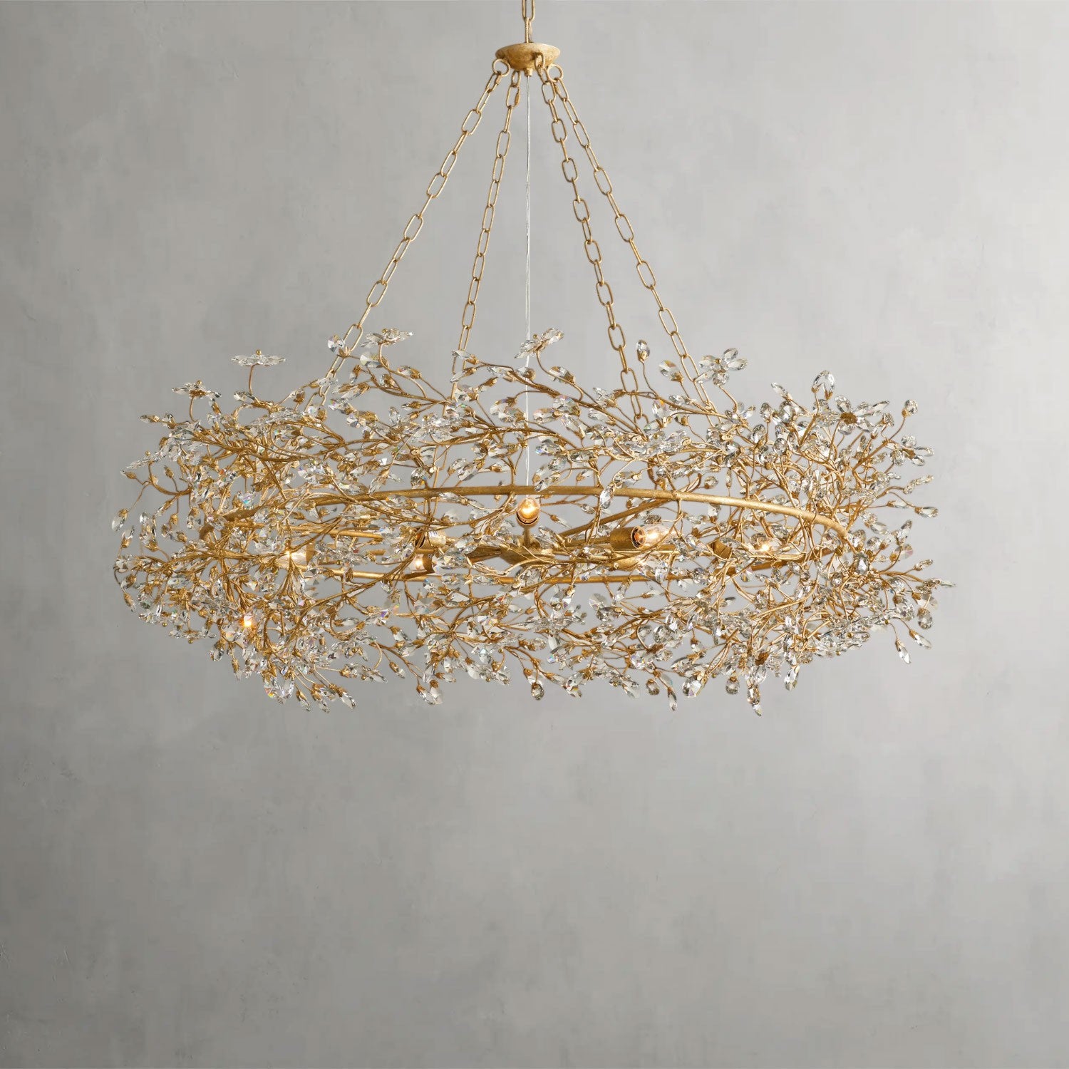 Fiore Crown Chandelier 39", 48", 60"